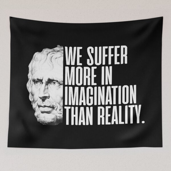 Item preview, We Suffer More In Imagination Than Reality designed and sold by JackCurtis1991.