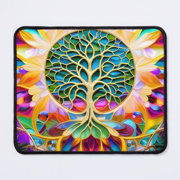Item preview, Tree of Life- Stained Glass designed and sold by Witsprings.