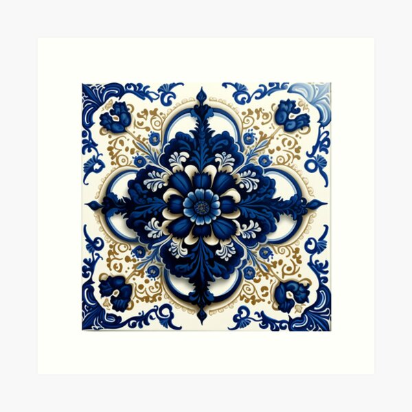 Item preview, Portuguese Tile designed and sold by artecomia.
