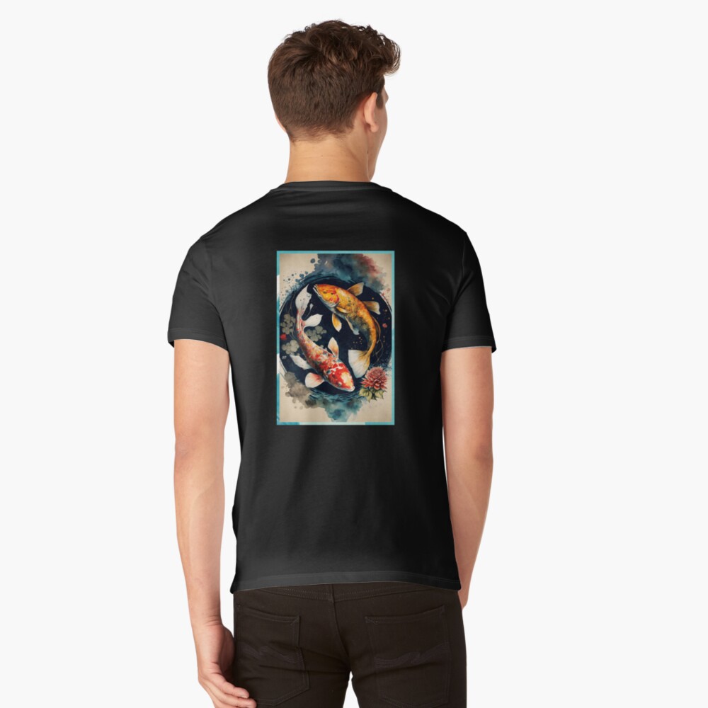 Aperçu de l'œuvre T-shirt col V créée et vendue par novadreamart.