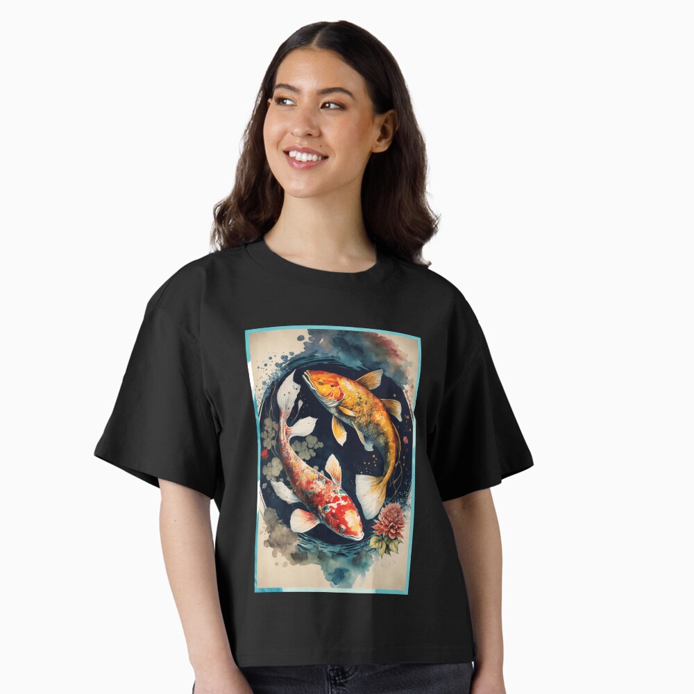 Aperçu de l'œuvre T-shirt boxy créée et vendue par novadreamart.
