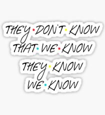 They don't know Sticker