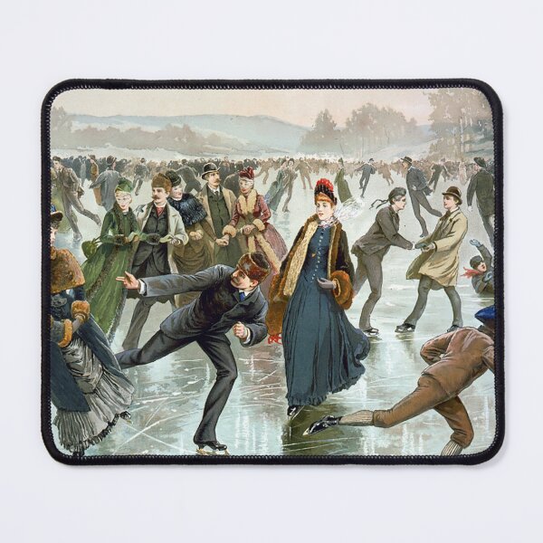 Item preview, Winter scenery - Skating by Henry Sandham designed and sold by AR-shop.