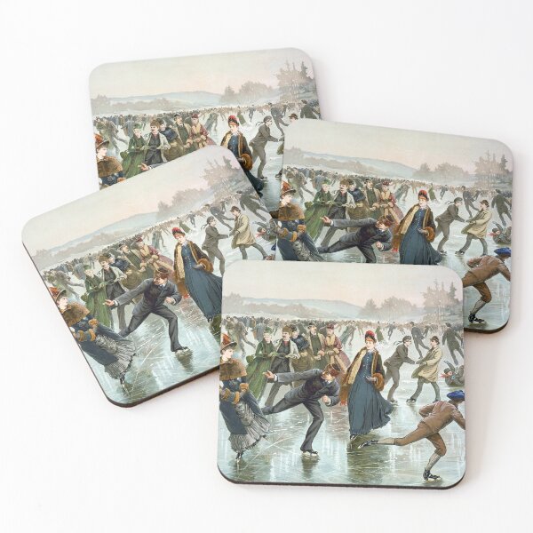Item preview, Winter scenery - Skating by Henry Sandham  designed and sold by AR-shop.