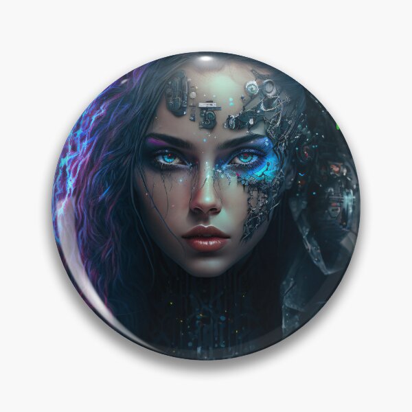 Item preview, Cyber Goth Portait designed and sold by Dannypryce.