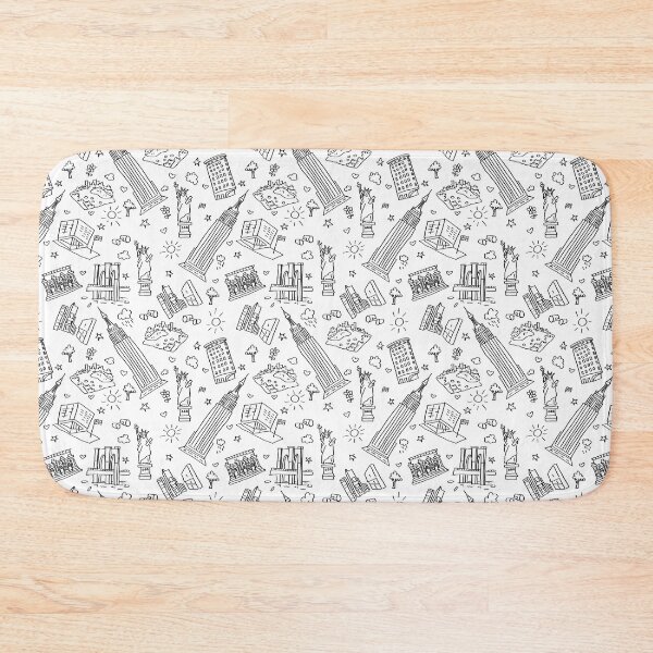 Item preview, New York City USA Landmarks Handdrawn designed and sold by Sheridan T.