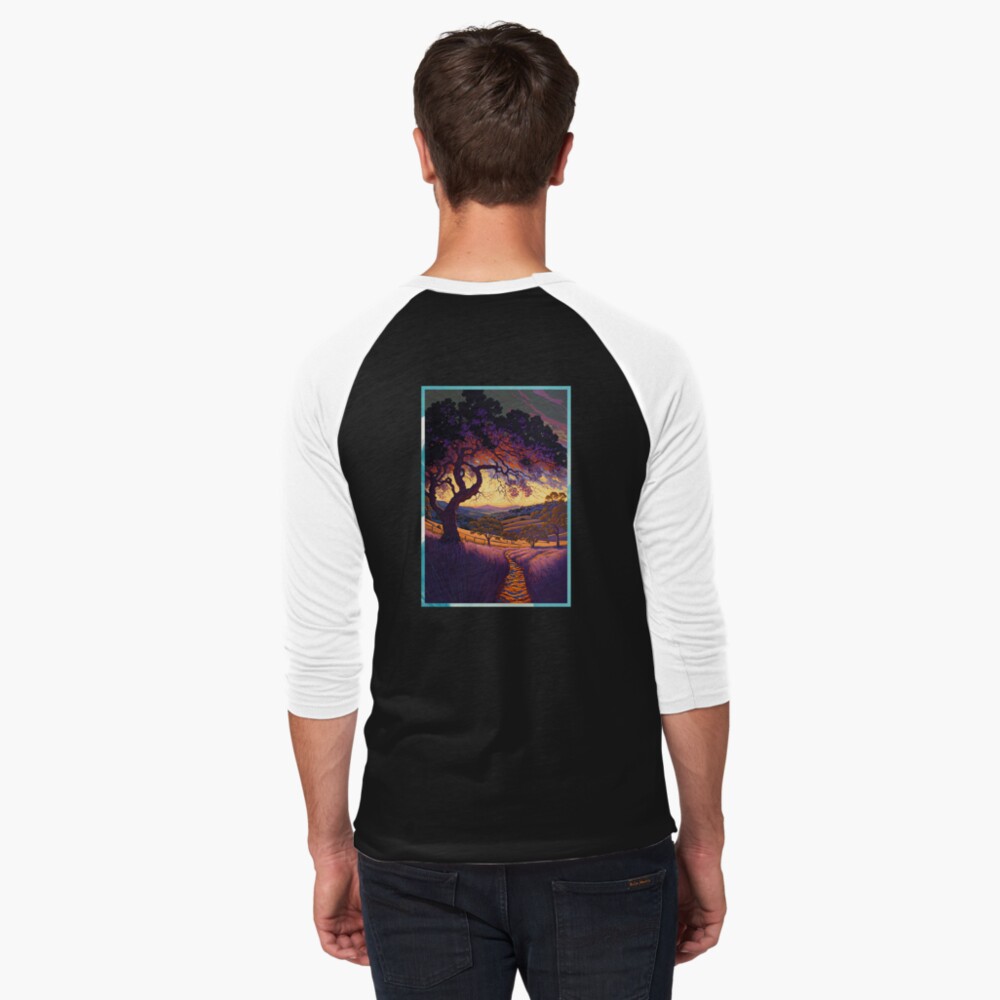 Aperçu de l'œuvre T-shirt baseball manches ¾ créée et vendue par novadreamart.