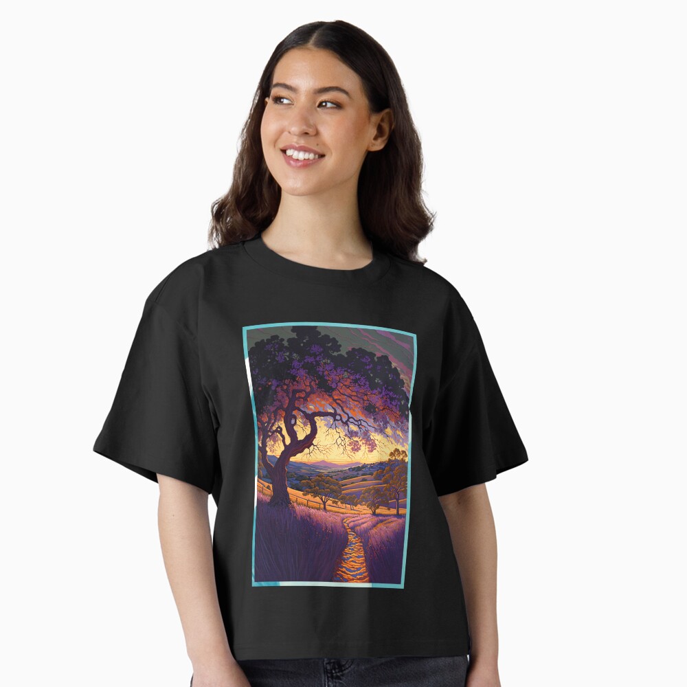 Aperçu de l'œuvre T-shirt boxy créée et vendue par novadreamart.