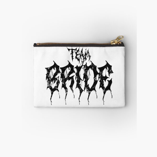 Item preview, Team Bride Bridesmaid Wedding Day In Death Metal Font Dark Letters designed and sold by brytfanna.