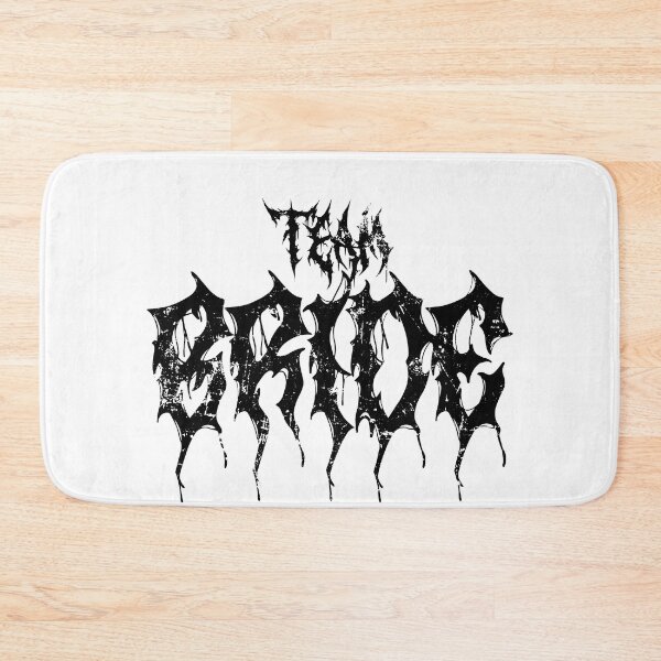 Item preview, Team Bride Bridesmaid Wedding Day In Death Metal Font Dark Letters designed and sold by brytfanna.