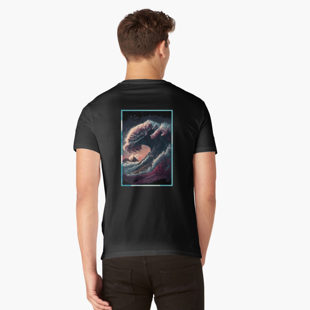 Aperçu de l'œuvre T-shirt col V créée et vendue par novadreamart.