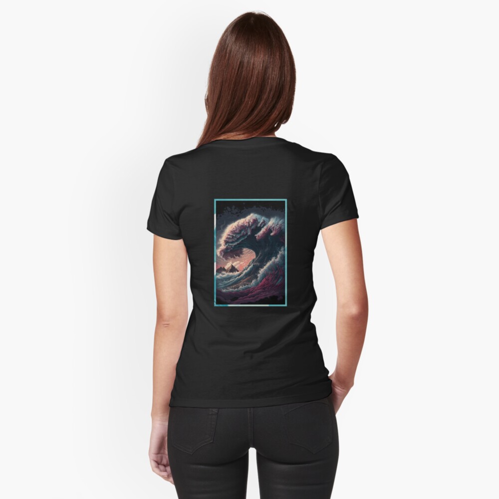 Aperçu de l'œuvre T-shirt moulant créée et vendue par novadreamart.