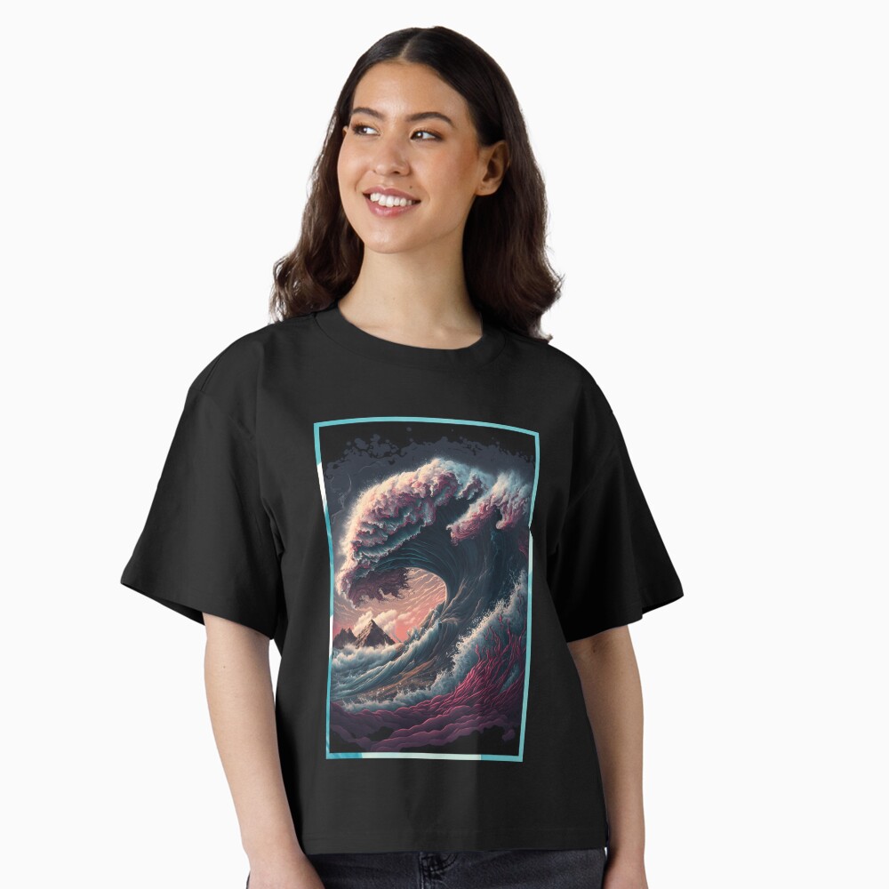 Aperçu de l'œuvre T-shirt boxy créée et vendue par novadreamart.