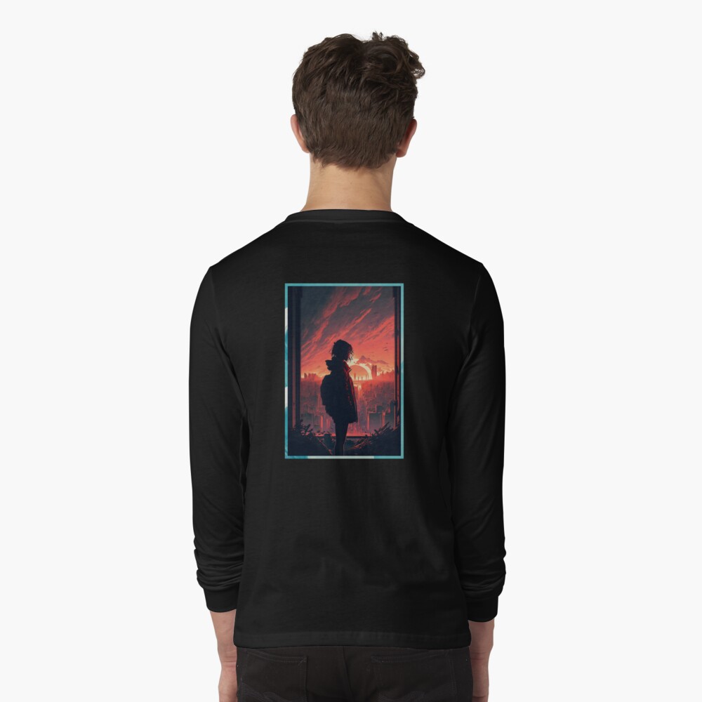 Aperçu de l'œuvre T-shirt manches longues créée et vendue par novadreamart.