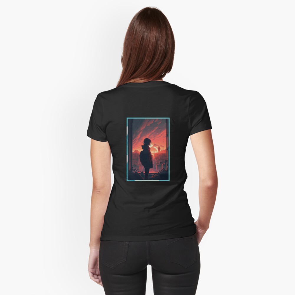 Aperçu de l'œuvre T-shirt moulant créée et vendue par novadreamart.