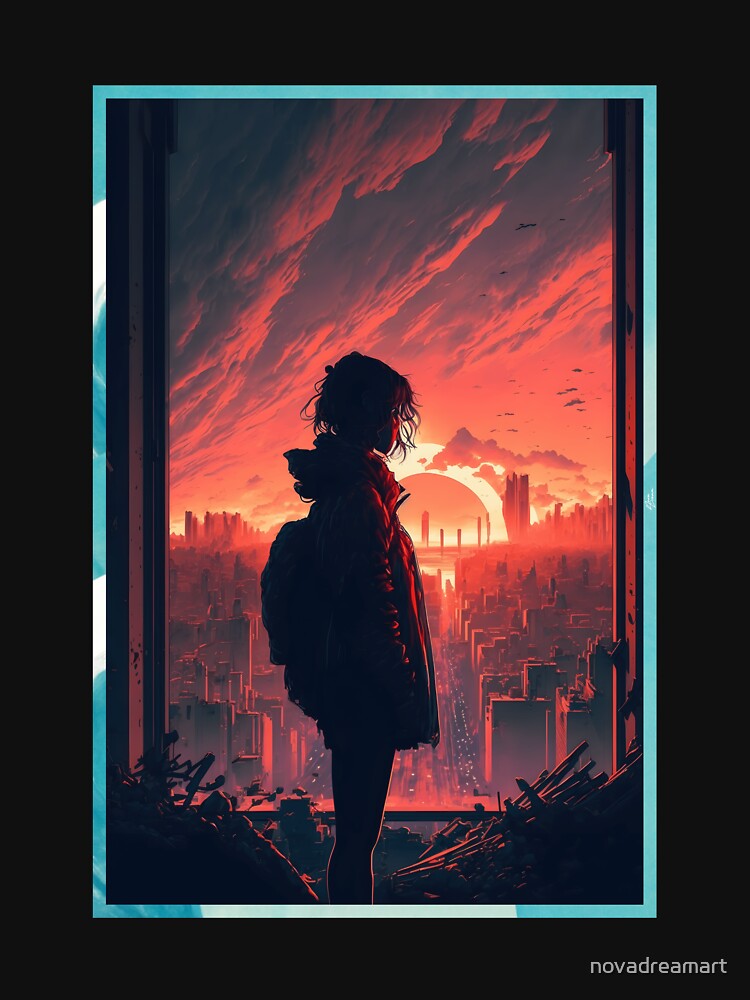 Aperçu 7 sur 7. T-shirt classique avec l'œuvre Nova Dream x AI - #25 créée et vendue par novadreamart.