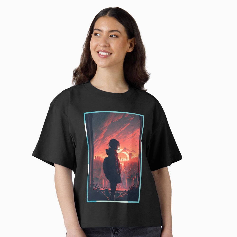 Aperçu de l'œuvre T-shirt boxy créée et vendue par novadreamart.