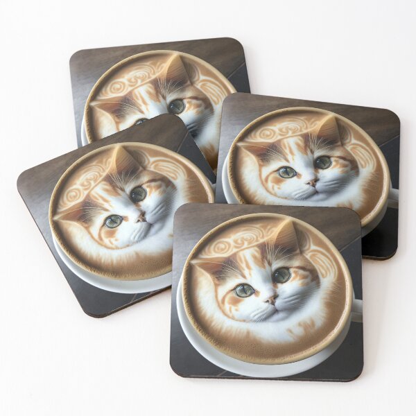 Item preview, Cat Latte Art Image designed and sold by Dannypryce.