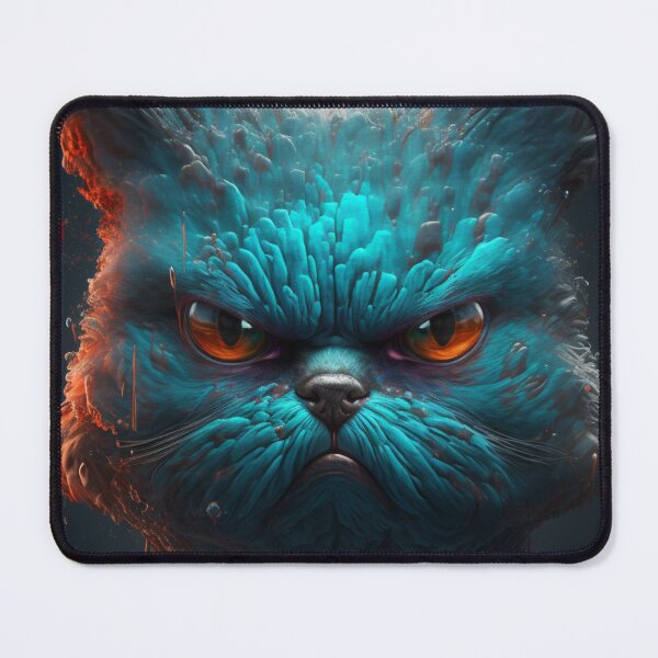 Item preview, angry cat face designed and sold by colorexz.