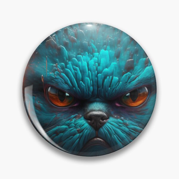 Item preview, angry cat face designed and sold by colorexz.