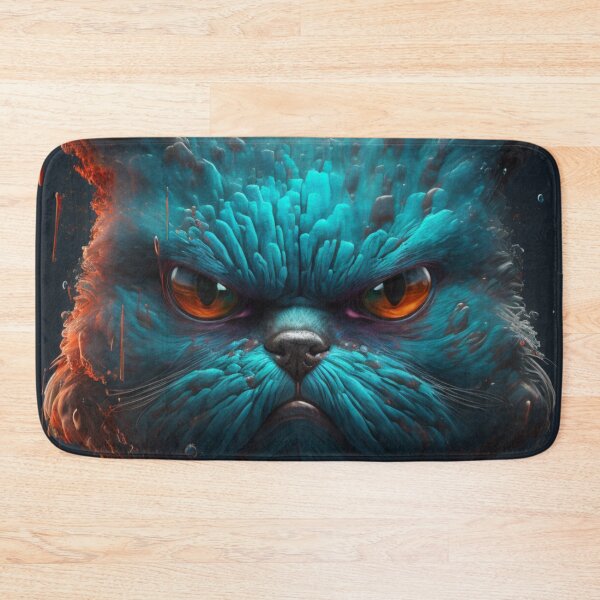 Item preview, angry cat face designed and sold by colorexz.