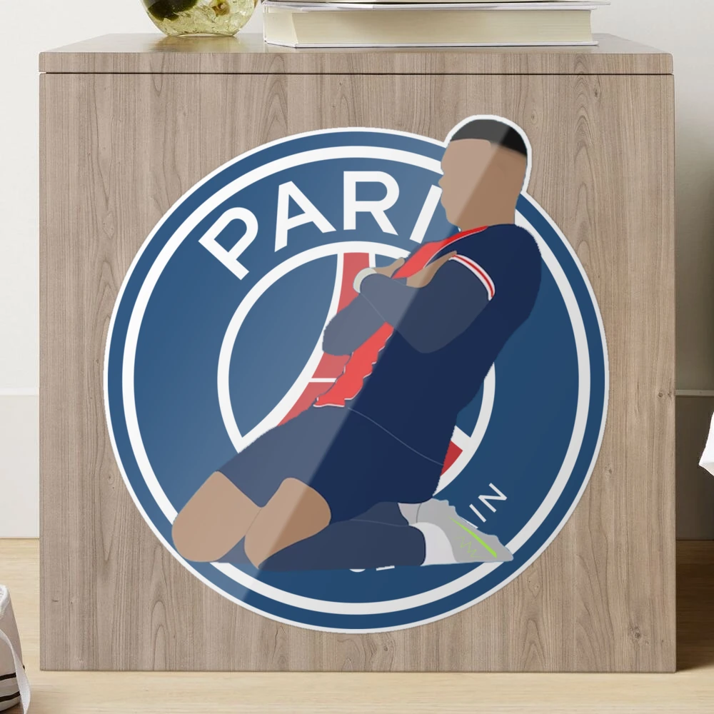 Sticker Foot Mbappé - Sticker Autocollant Mural Déco Football