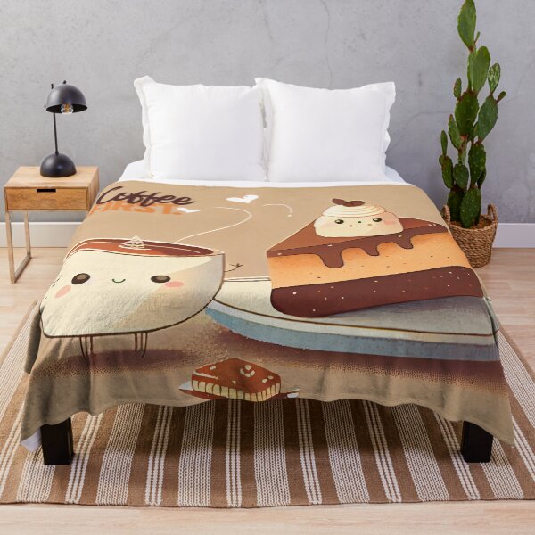 Item preview, Coffee First, Cute Coffee & Cake. designed and sold by The-Dark-Art.