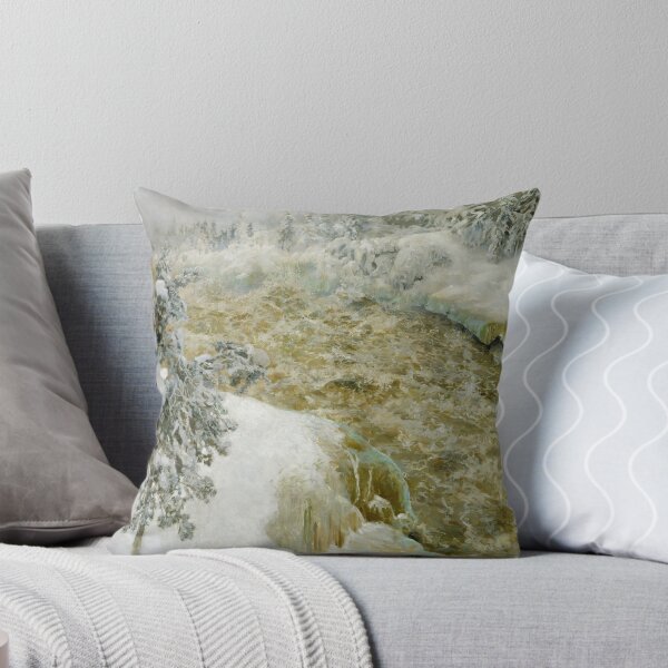 Item preview, Winter scenery - Imatra Falls in Snow, Imatra in Winter by Akseli Gallen-Kallela designed and sold by AR-shop.