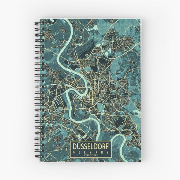 Item preview, Dusseldorf City Map of Germany - Summer designed and sold by deMAP.