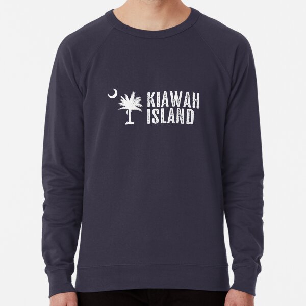 Kiawah Island South Carolina Palm Lightweight Sweatshirt