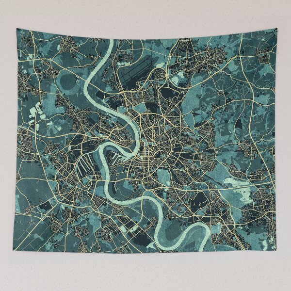 Item preview, Dusseldorf City Map of Germany - Summer designed and sold by deMAP.