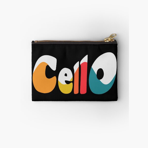 Item preview, Cello Colorful Wave Font - Black Background designed and sold by piesdesignart.