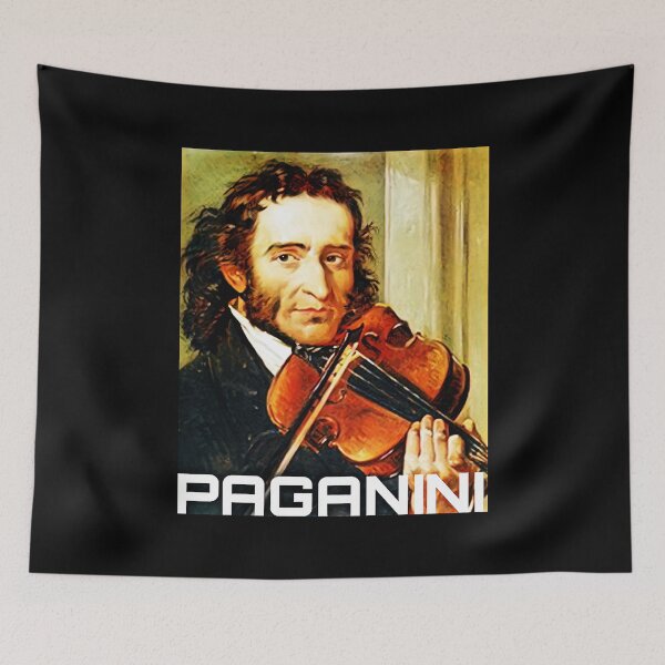 Item preview, Niccolo Paganini, italian composer, violinist, violin virtuoso designed and sold by efenem.