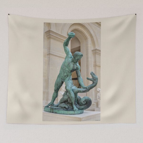Item preview, Hercules Fighting Achelous Transformed into a Serpent designed and sold by Weston  Westmoreland.