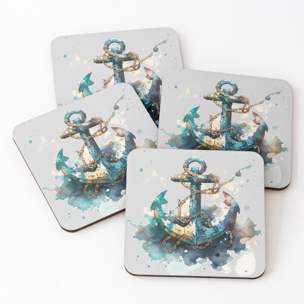 Item preview, Tri-Blend Anchor (Watercolor Art) designed and sold by The-Fox-Hole.