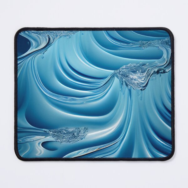 Item preview, "Alexa" - Aqua Blue - A Graphic Design Collection Inspired by the Depth and Brilliance of Water designed and sold by HiArtify ❤️.