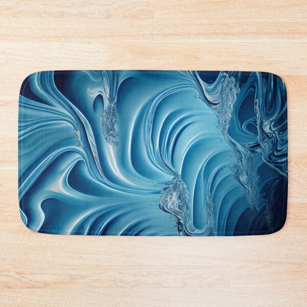 Item preview, "Alexa" - Aqua Blue - A Graphic Design Collection Inspired by the Depth and Brilliance of Water designed and sold by HiArtify ❤️.