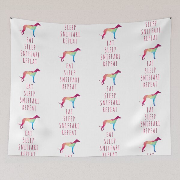 Item preview, Greyhound Eat Sleep Sniffari Repeat designed and sold by Modern-Shadow.