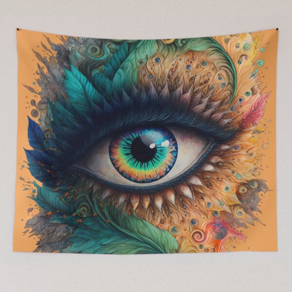 Item preview, Pattern - Abstract Eye v0.2 designed and sold by EnjoyDigitalArt.
