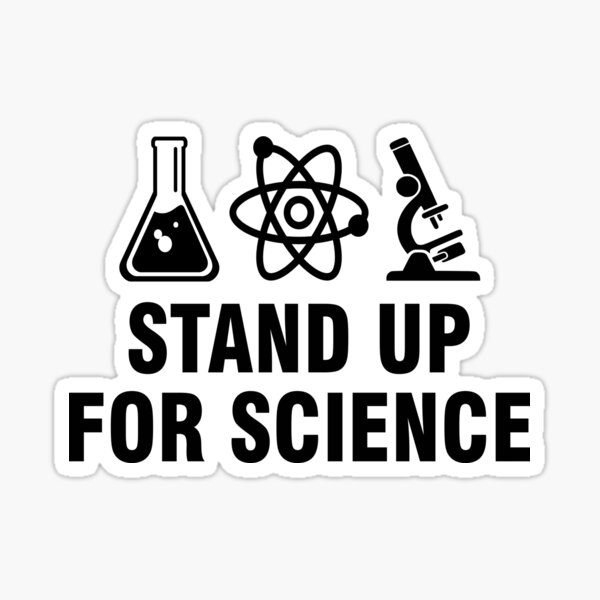 Aperçu de l'œuvre Défendons la science créée et vendue par allthetees.