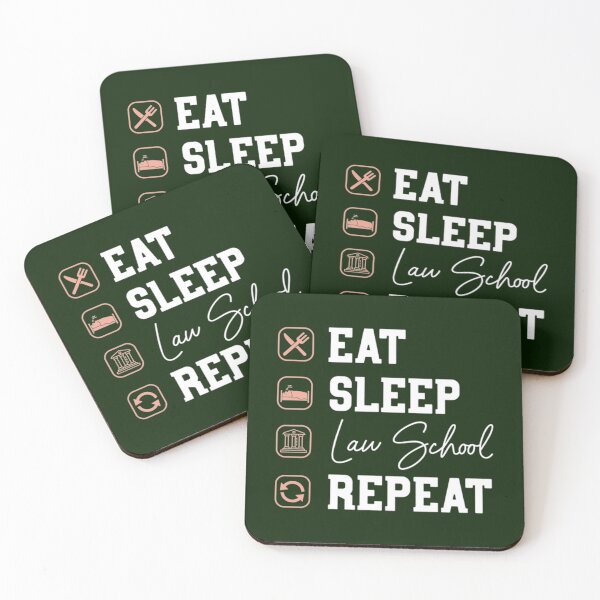 Item preview, Law School Eat Sleep Repeat Future Lawyer Law Student Gift   designed and sold by CosimarDoris.