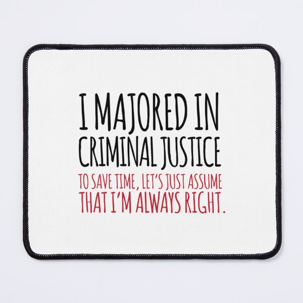 Item preview, Majored in Criminal Justice designed and sold by CosimarDoris.