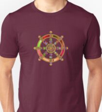 Buddhist dharma wheel prismatic Unisex T-Shirt