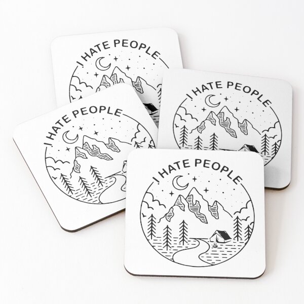 Item preview, I Hate People designed and sold by elecheria.