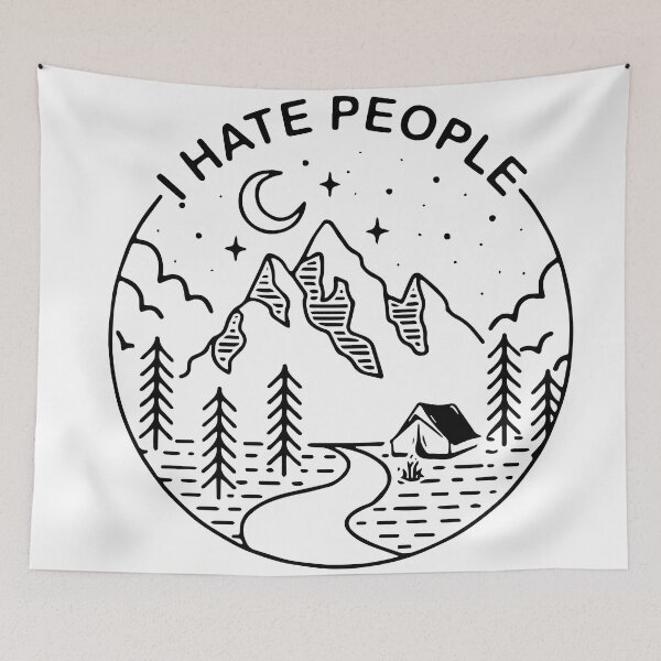 Item preview, I Hate People designed and sold by elecheria.