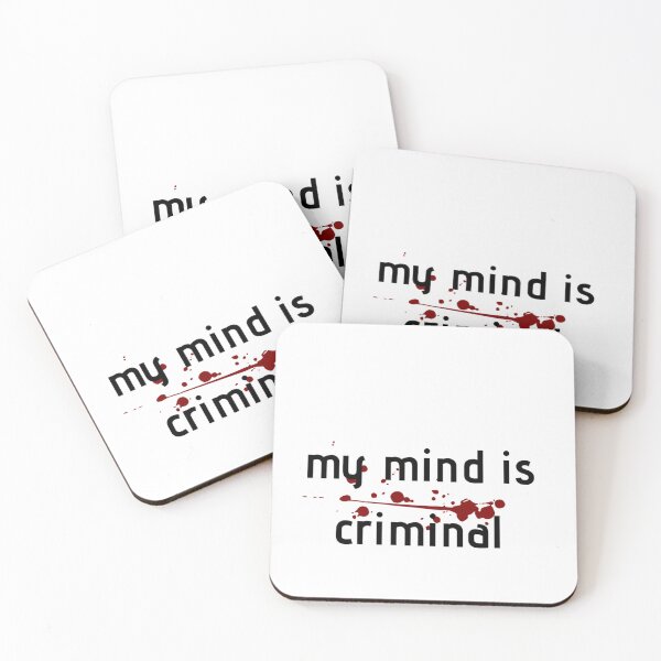 Item preview, My mind is criminal funny criminal mind   designed and sold by CosimarDoris.
