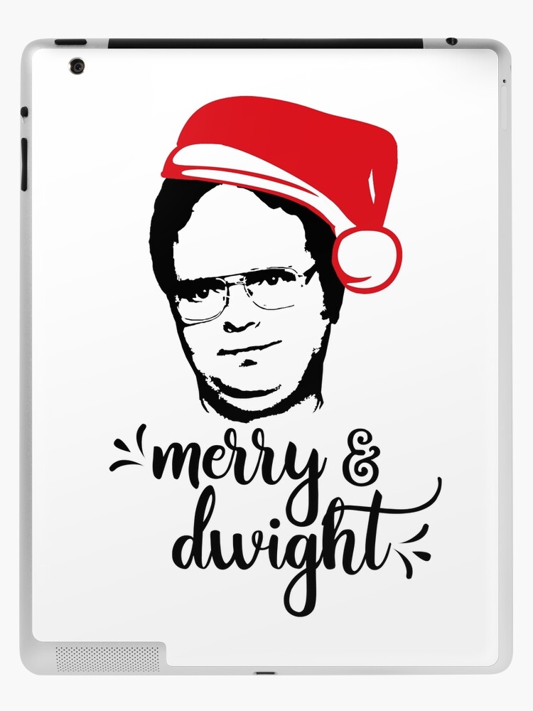 merry & dwight The Office Christmas Dwight Schrute santa hat