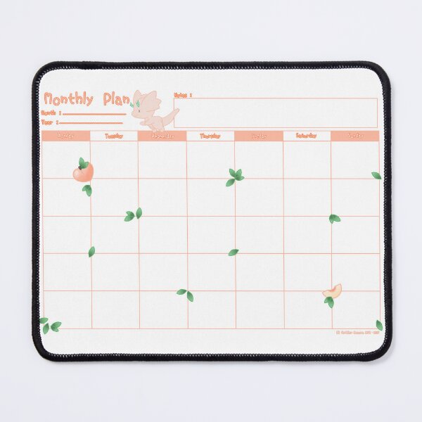 Item preview, Dandelion Daemons - Peach Planner (English) designed and sold by Sarah Reed.