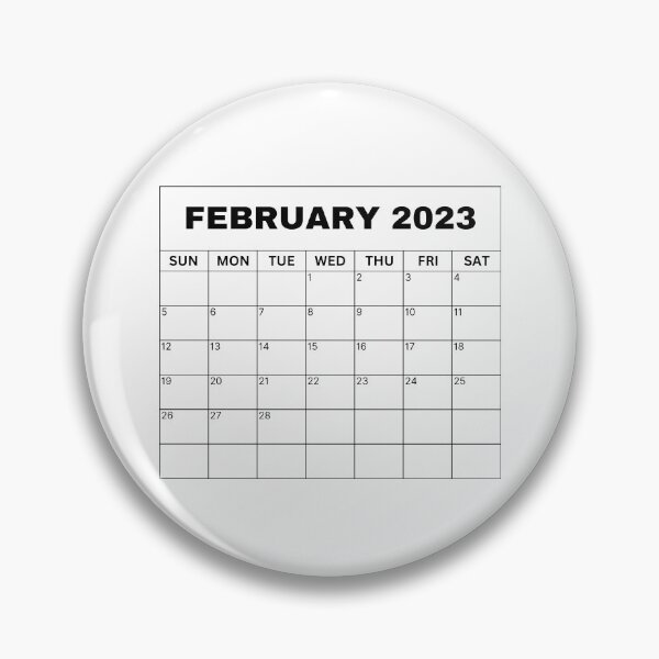Item preview, February Calendar 2023 designed and sold by Binsagar.