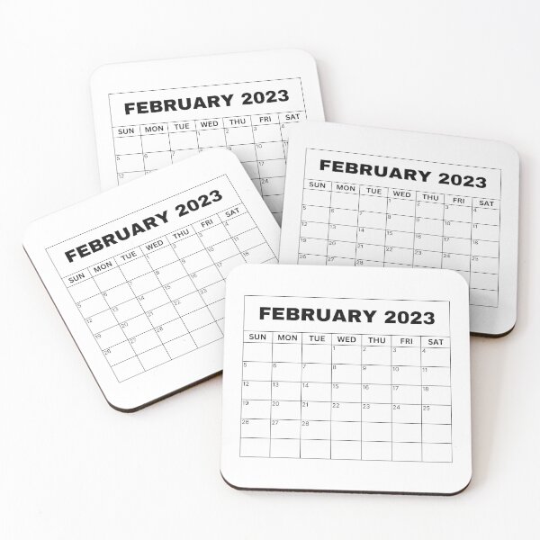 Item preview, February Calendar 2023 designed and sold by Binsagar.